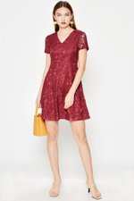 LYNDA LACE SKATER DRESS