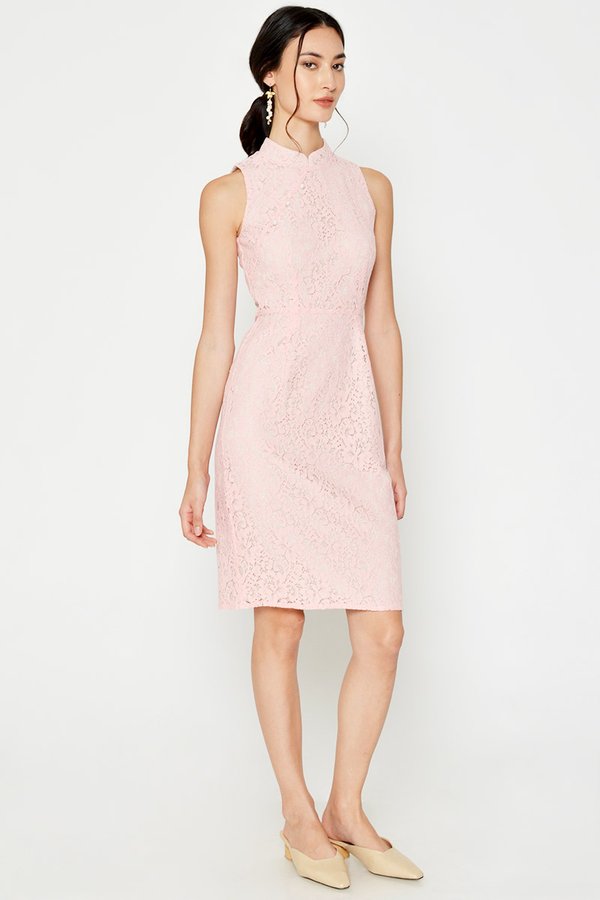 DALYSA CHEONGSAM SHEATH DRESS