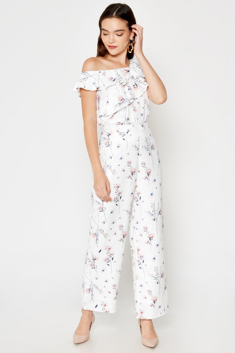 AVERIE FLORAL HIGHWAIST FLARE PANTS