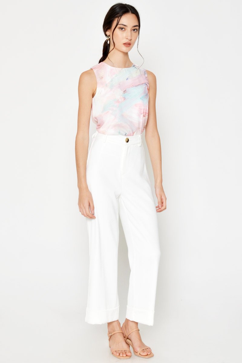 BRYLIE HIGHWAIST CUFFED PANTS