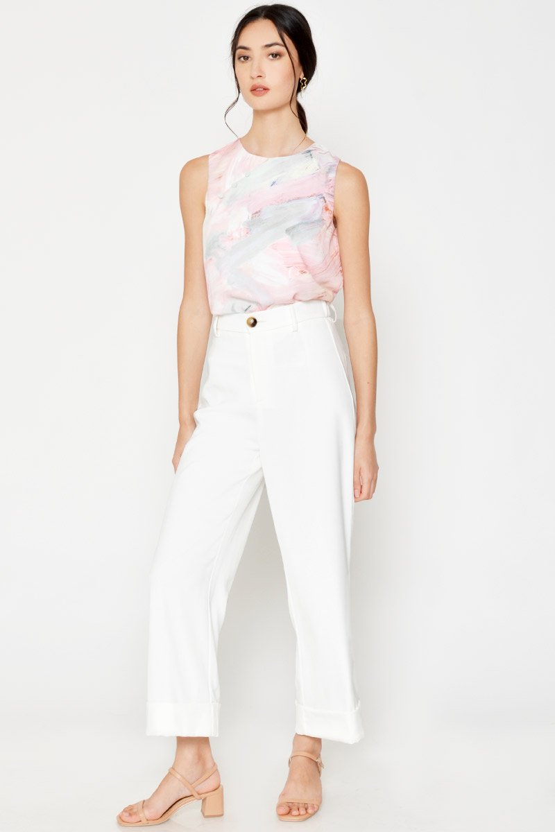BRYLIE HIGHWAIST CUFFED PANTS