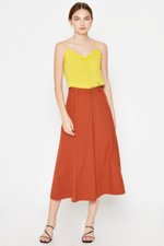 ELLSEY CHIFFON DOT LACE CAMI TOP