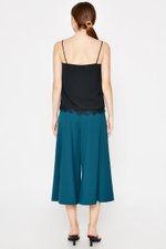 ELLSEY CHIFFON DOT LACE CAMI TOP