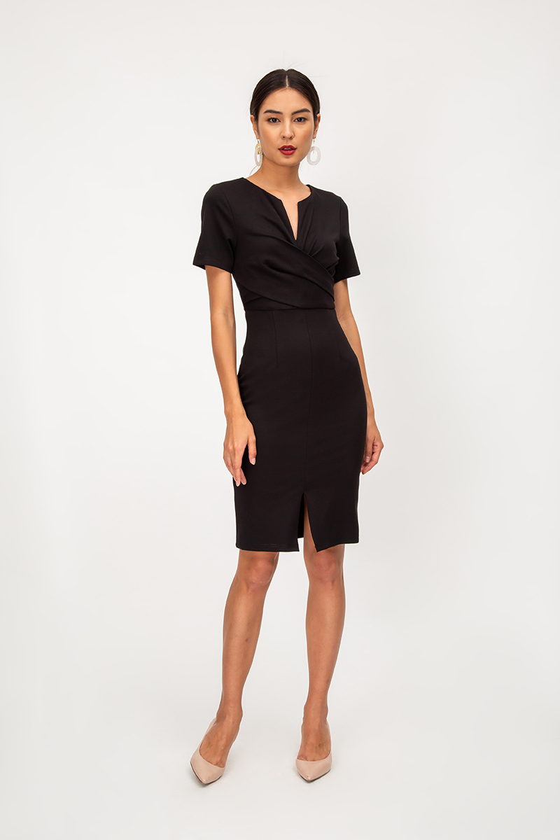SELBY TWISTED KNOT DRESS