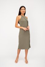 KERIS LAYERED MIDI DRESS