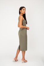 KERIS LAYERED MIDI DRESS