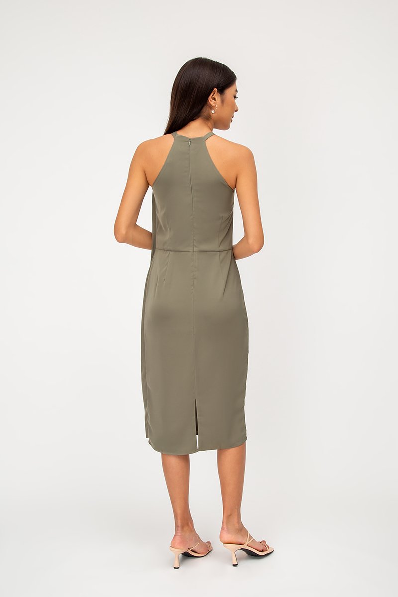 KERIS LAYERED MIDI DRESS