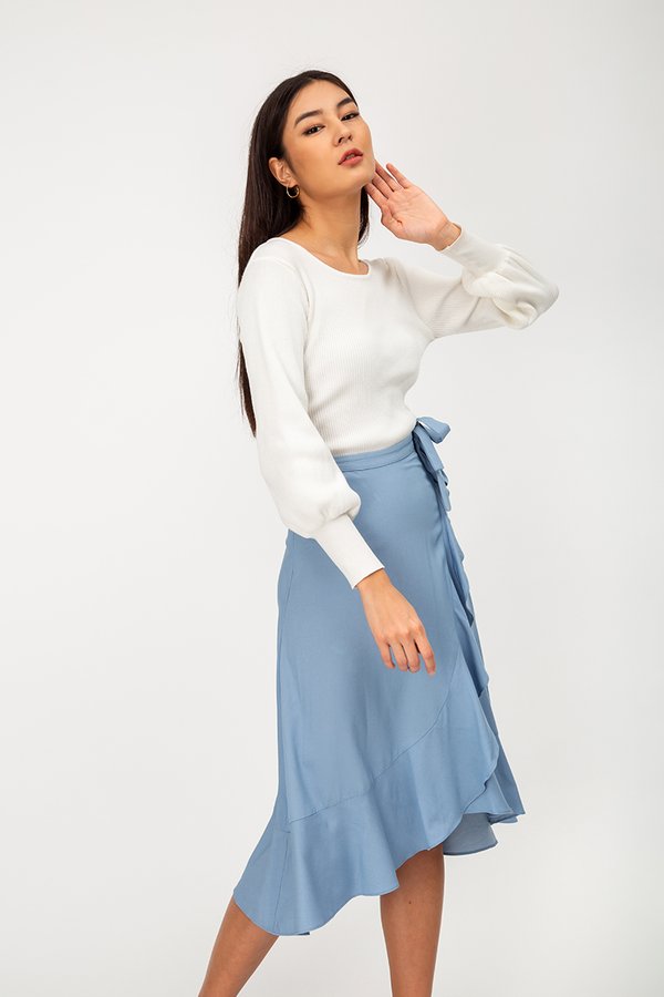 MADISON RUFFLE MIDI SKIRT MADISON RUFFLE MIDI SKIRT