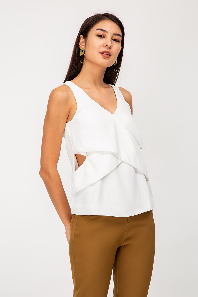 RALSTON WAIST CUTOUT TOP