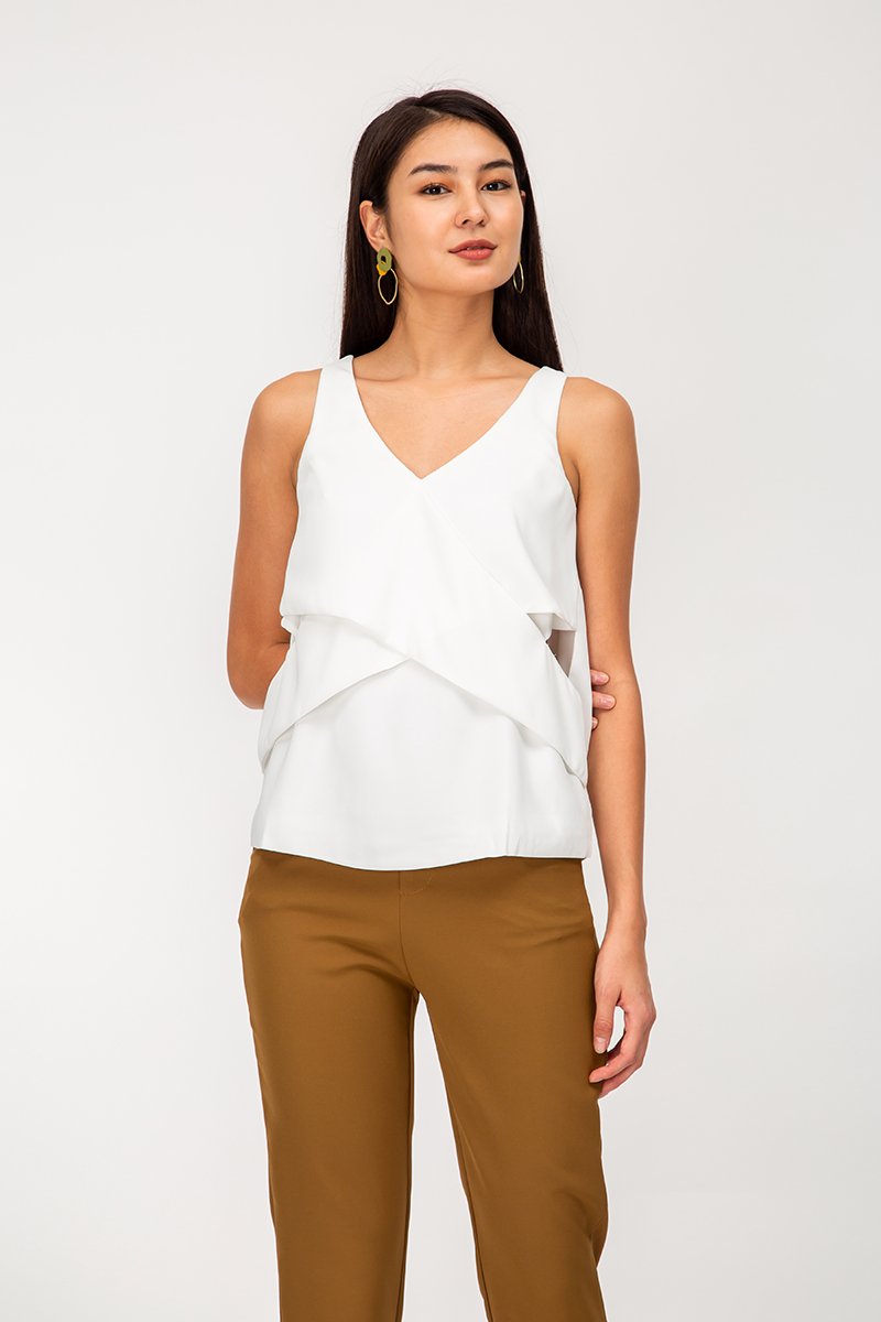 RALSTON WAIST CUTOUT TOP