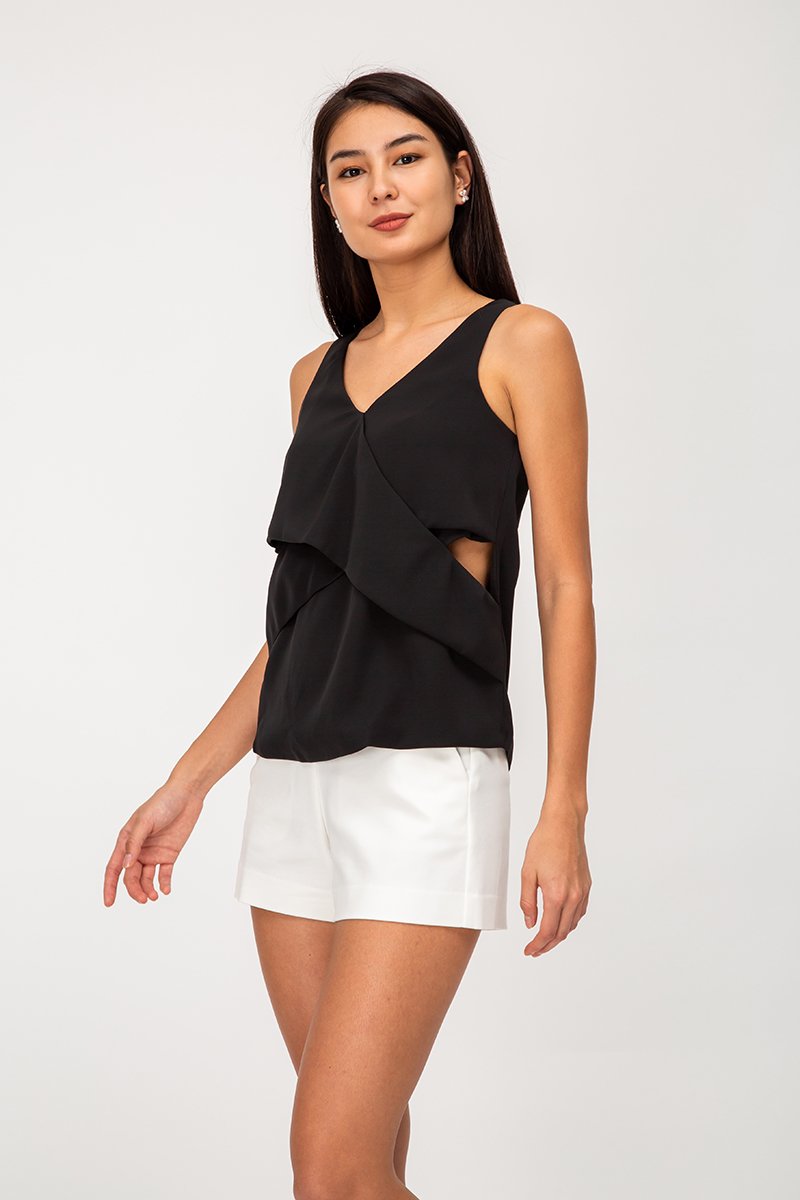 RALSTON WAIST CUTOUT TOP