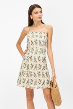 DELLARIE DAISY EMBROIDERY MINI DRESS DELLARIE DAISY EMBROIDERY MINI DRESS