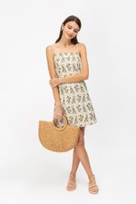 DELLARIE DAISY EMBROIDERY MINI DRESS DELLARIE DAISY EMBROIDERY MINI DRESS