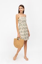 DELLARIE DAISY EMBROIDERY MINI DRESS DELLARIE DAISY EMBROIDERY MINI DRESS