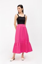 KYRA POPLIN MIDAXI SKIRT