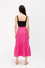 KYRA POPLIN MIDAXI SKIRT