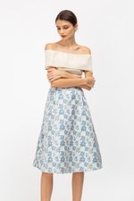 GWENDA FLORAL JACQUARD SKIRT GWENDA FLORAL JACQUARD SKIRT