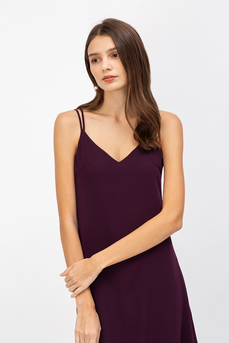 NISHA STRAPPY BACK MIDI DRESS