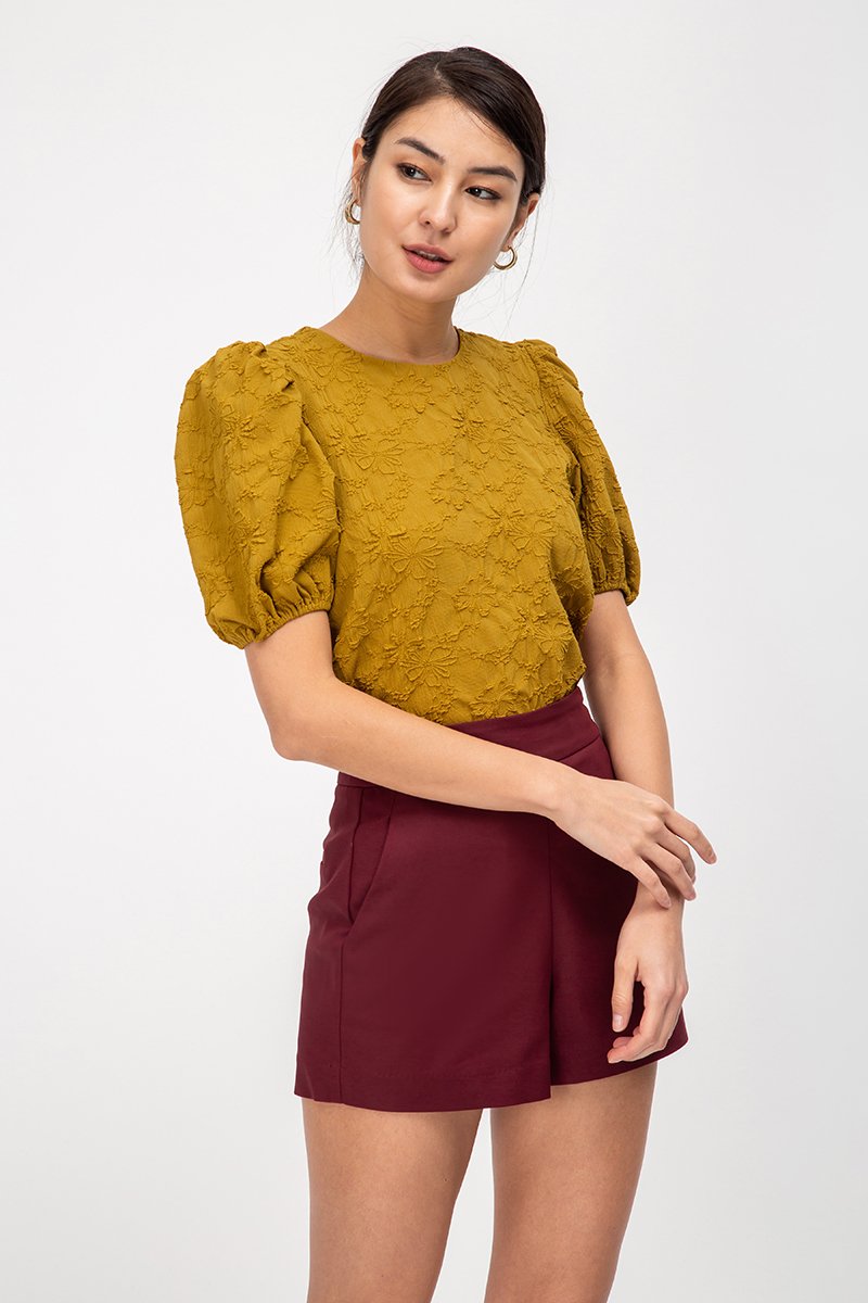 LEIA BASIC HIGHWAIST SHORTS