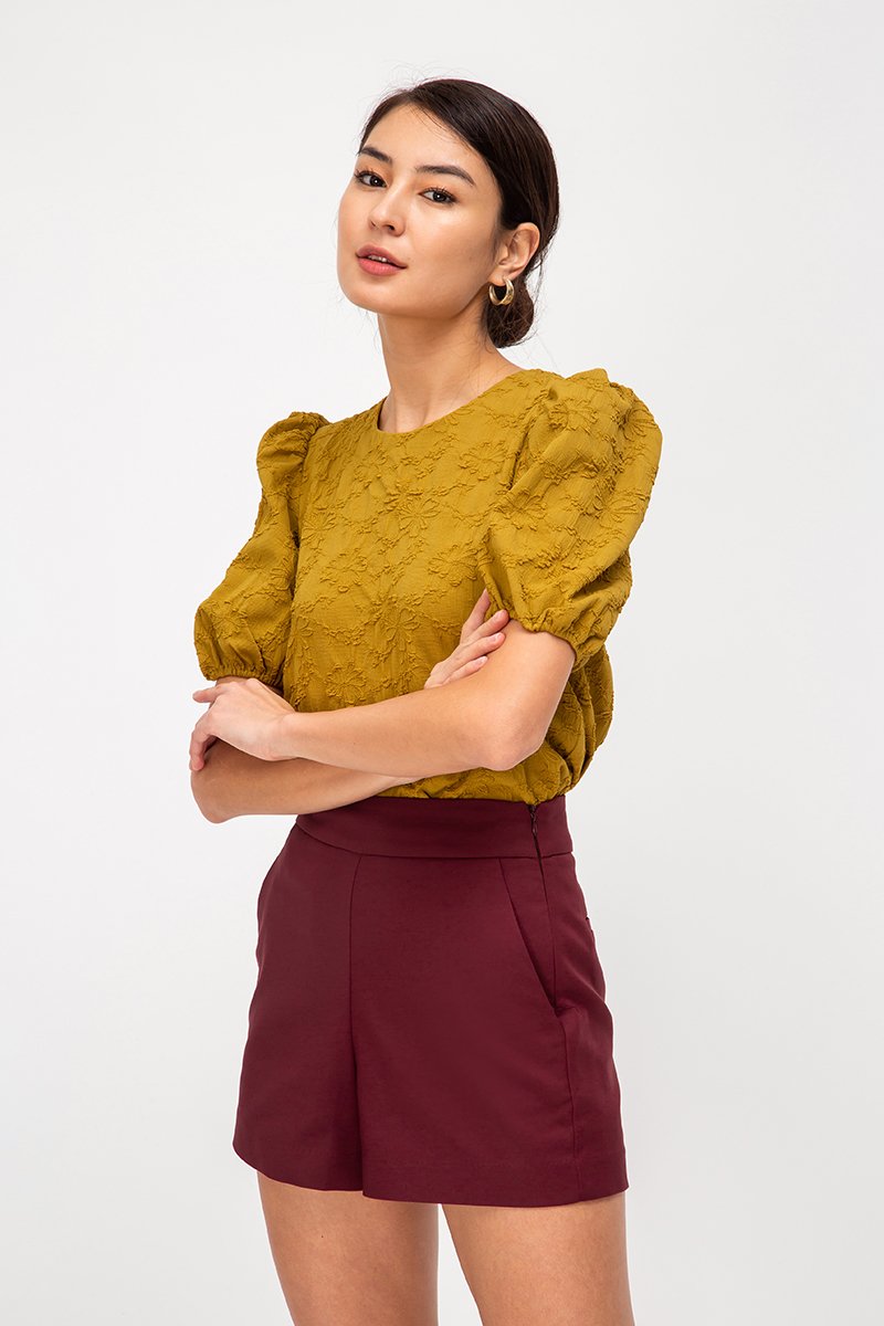 LEIA BASIC HIGHWAIST SHORTS