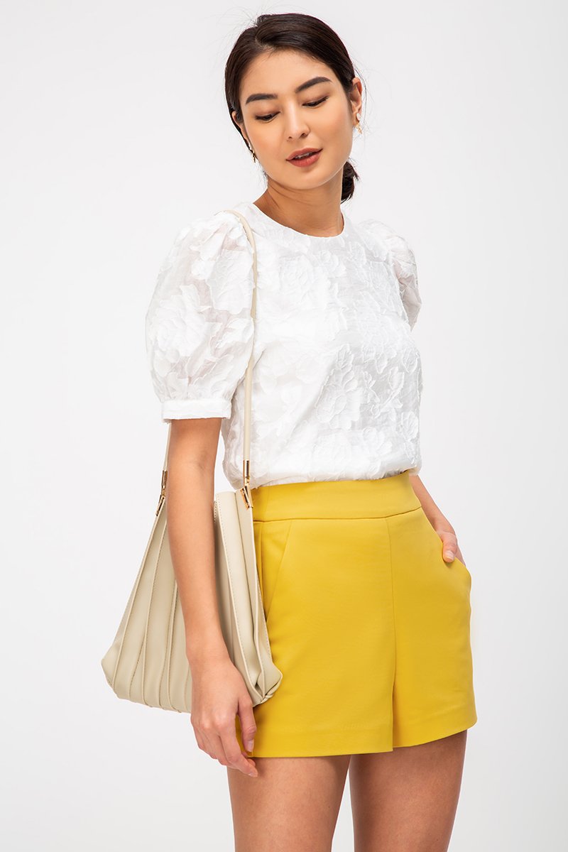 LEIA BASIC HIGHWAIST SHORTS
