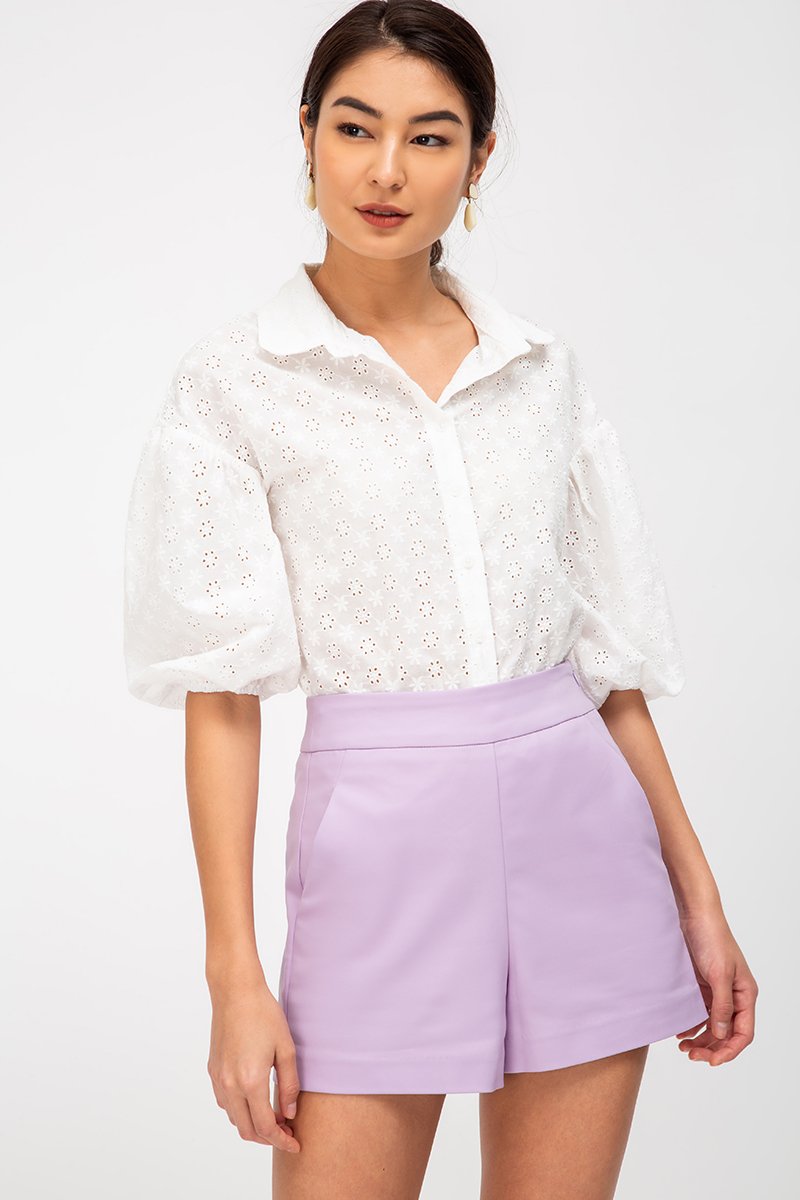 LEIA BASIC HIGHWAIST SHORTS