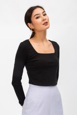 YENI SQUARENECK RIBBED TOP