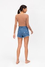 YENI SQUARENECK RIBBED TOP