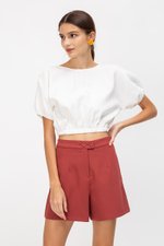 RAYEN DUO BUTTON HIGHWAIST SHORTS