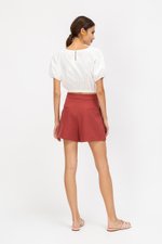RAYEN DUO BUTTON HIGHWAIST SHORTS