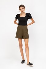 RAYEN DUO BUTTON HIGHWAIST SHORTS