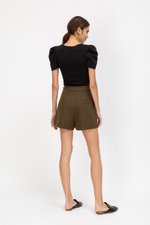 RAYEN DUO BUTTON HIGHWAIST SHORTS