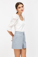 MIKO CROCHET PUFF SLEEVE TOP MIKO CROCHET PUFF SLEEVE TOP
