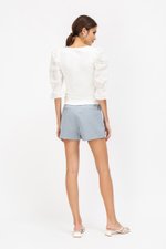 MIKO CROCHET PUFF SLEEVE TOP MIKO CROCHET PUFF SLEEVE TOP