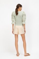 MIKO CROCHET PUFF SLEEVE TOP MIKO CROCHET PUFF SLEEVE TOP