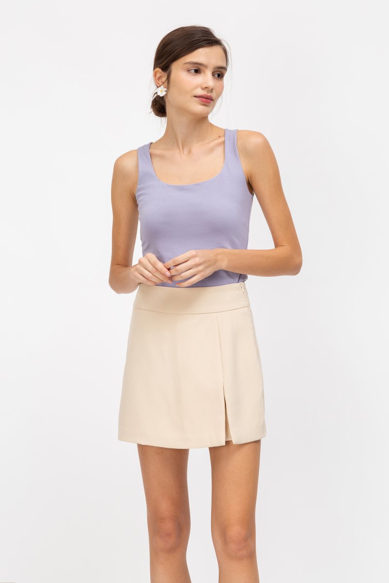 KARENO SIDE SLIT SKORTS