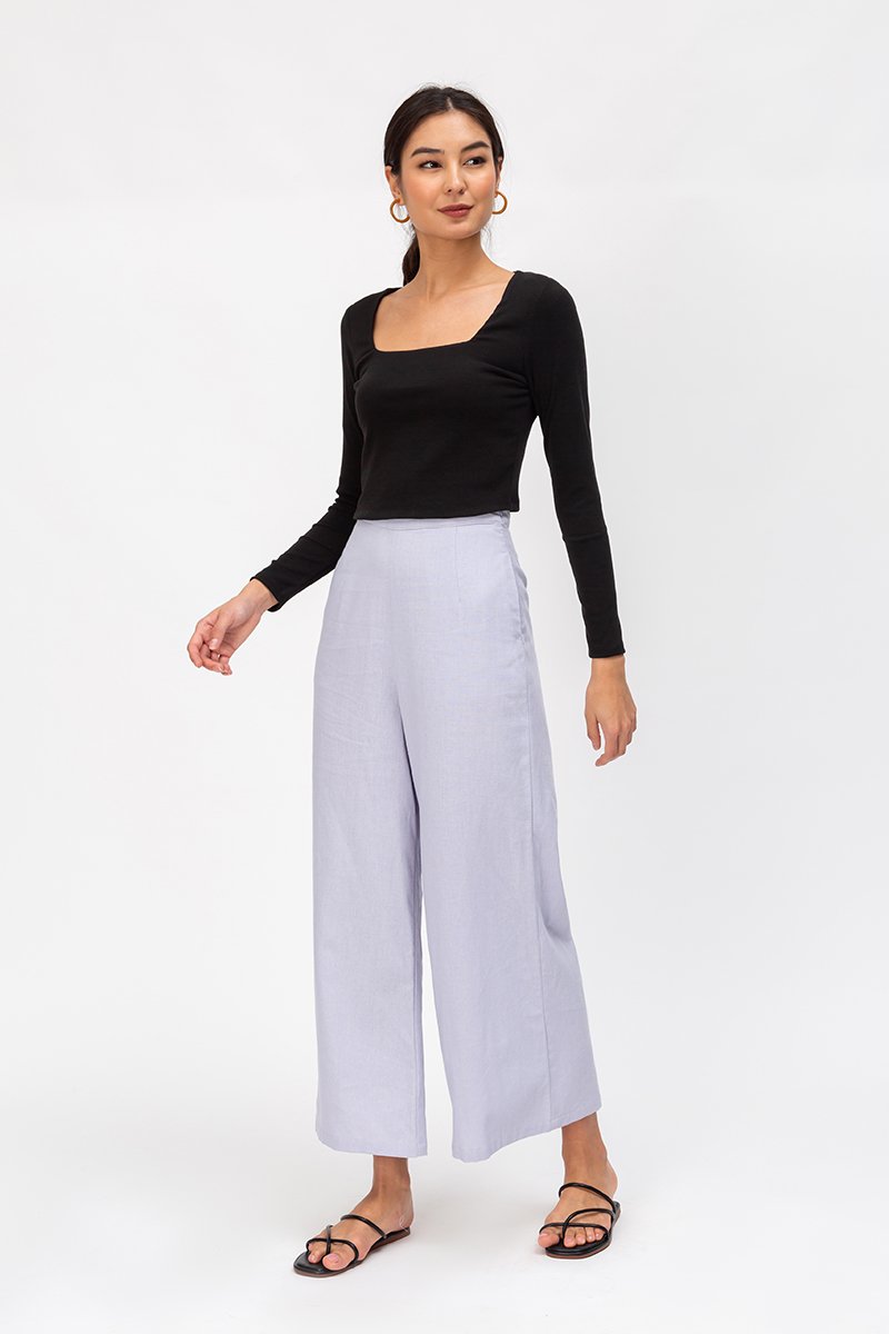 YENI SQUARENECK RIBBED TOP