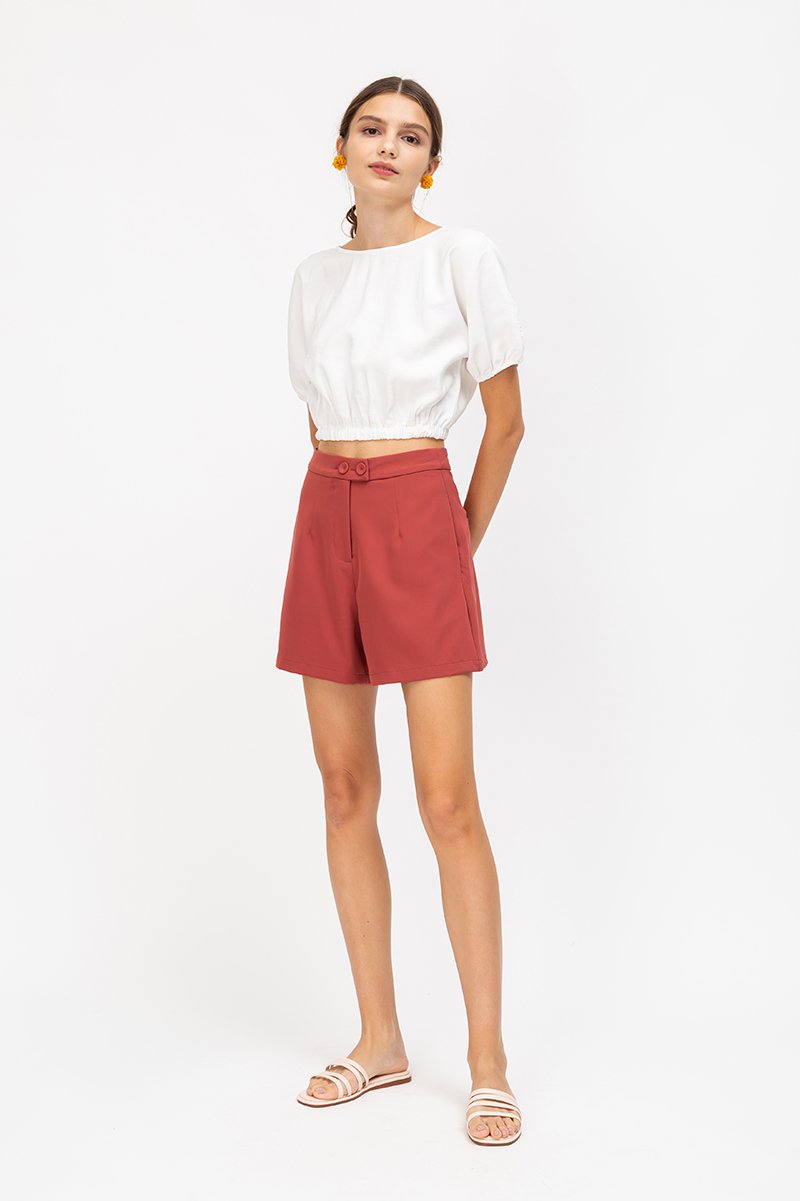 RAYEN DUO BUTTON HIGHWAIST SHORTS