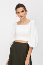 ELLE BALLOON SLEEVE TOP