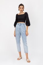ELLE BALLOON SLEEVE TOP