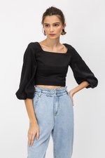 ELLE BALLOON SLEEVE TOP