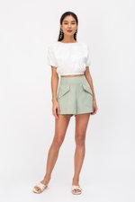 HOLLY SLANT POCKET SHORTS