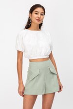 HOLLY SLANT POCKET SHORTS