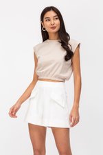 HOLLY SLANT POCKET SHORTS