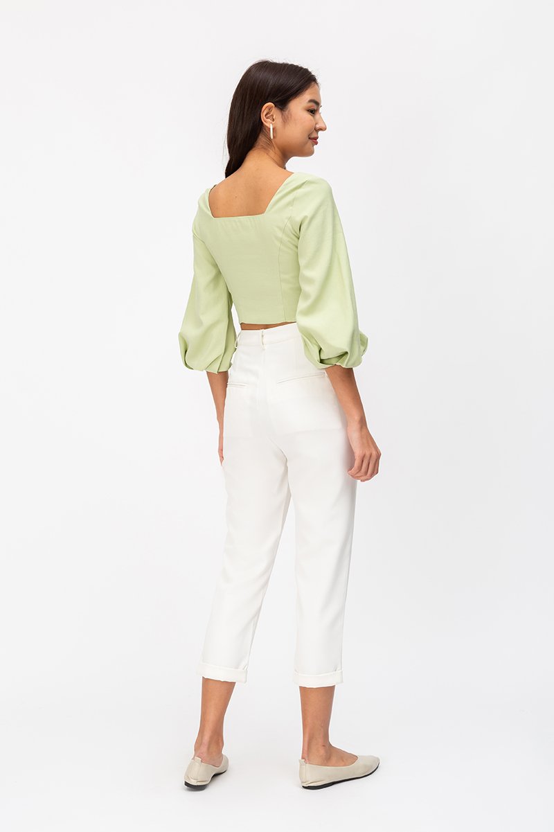 ELLE BALLOON SLEEVE TOP