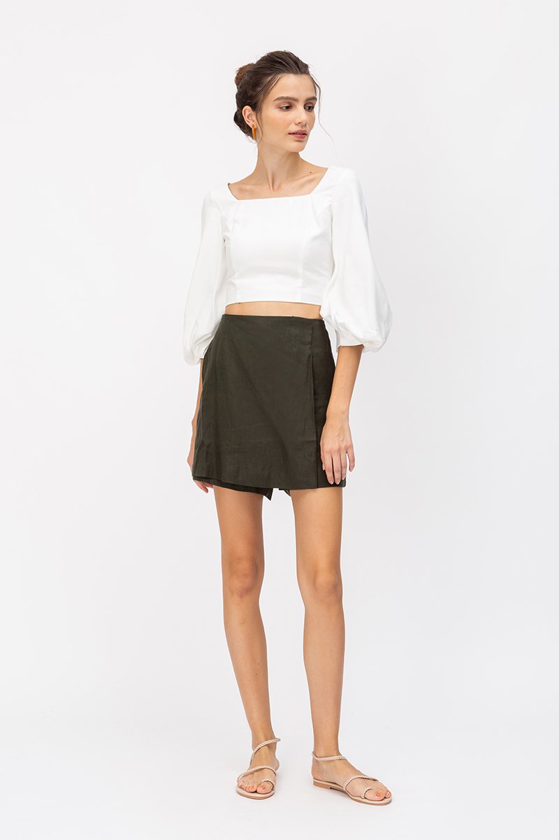 ELLE BALLOON SLEEVE TOP