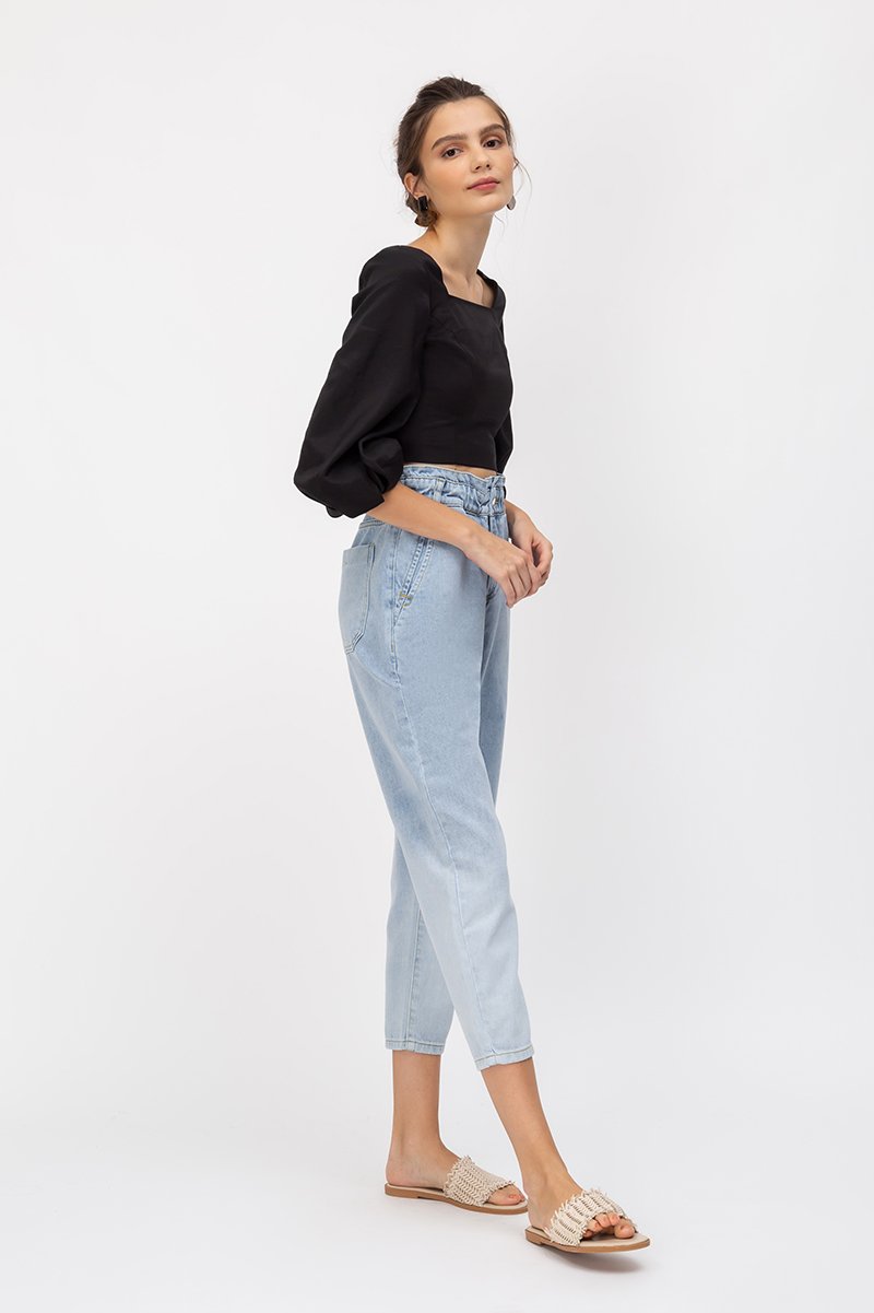 ELLE BALLOON SLEEVE TOP