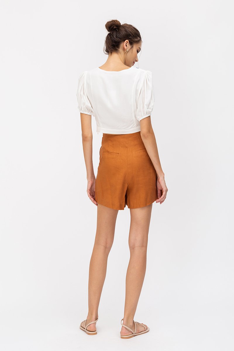 KALIA FLORAL EMBROIDERY CROP TOP