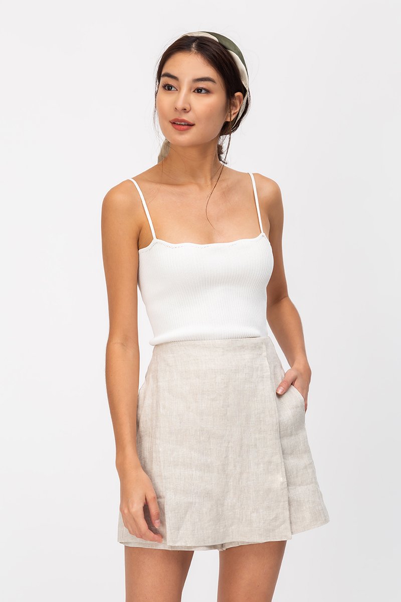 ADDISON LINEN SKORTS