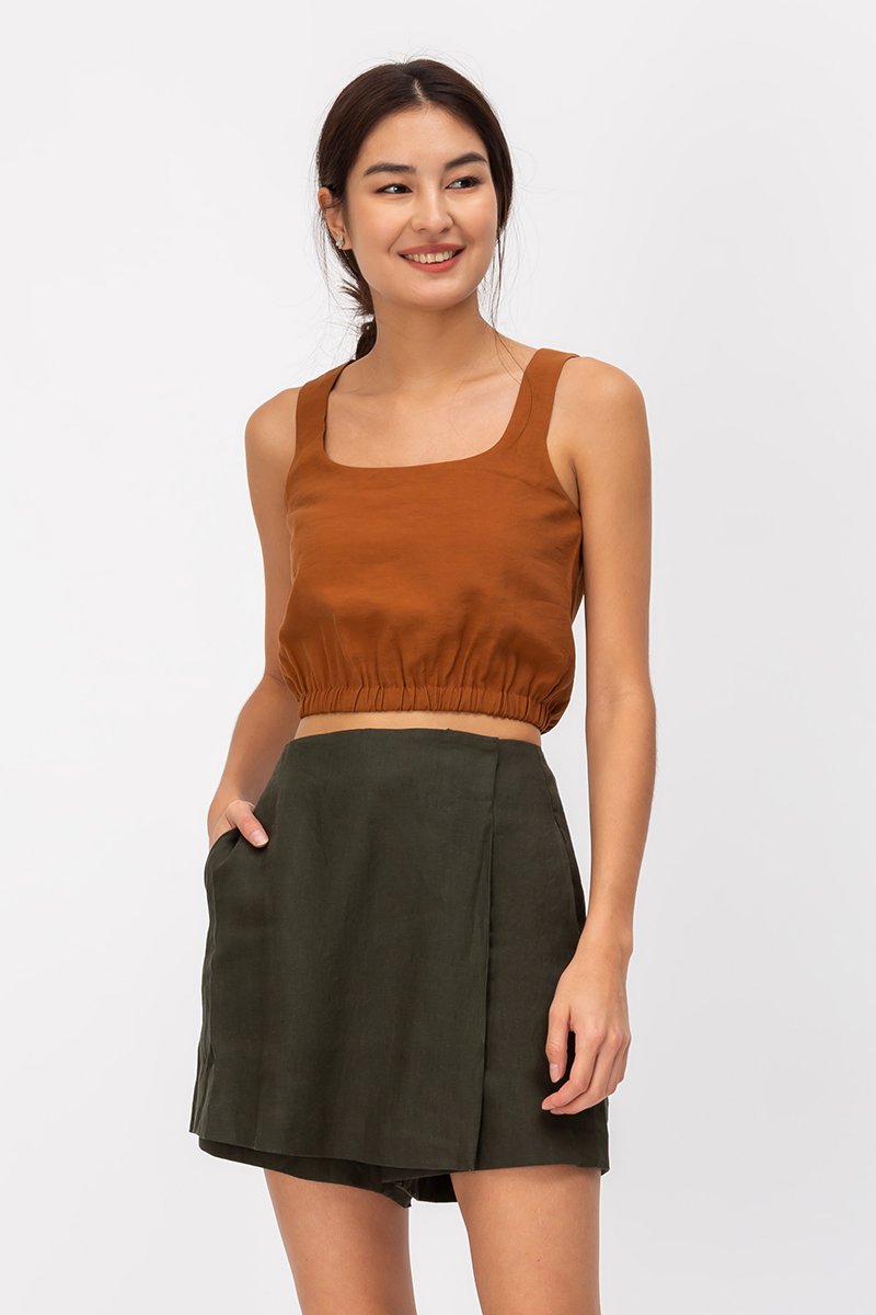 ADDISON LINEN SKORTS